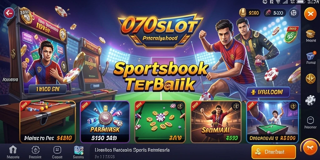 Tampilan menarik dari gameplay aplikasi Sportsbook 070SLOT.