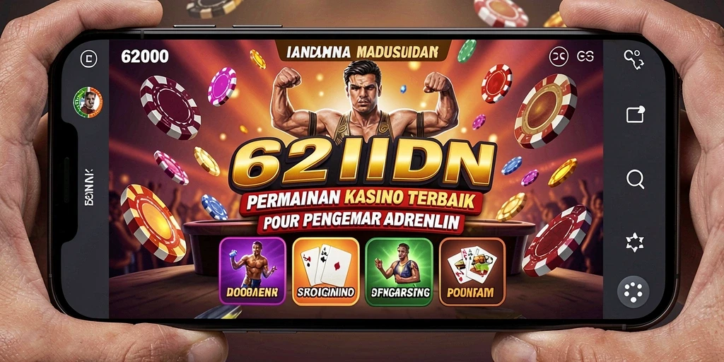 Tampilan menarik dari permainan Kasino di 62IDN.