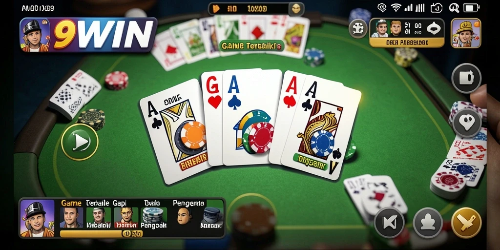 Tampilan gameplay Gaple yang menarik dan interaktif.