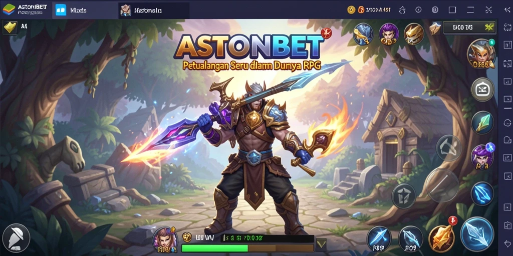 Gameplay RPG seru di ASTONBET dengan berbagai karakter dan misi.