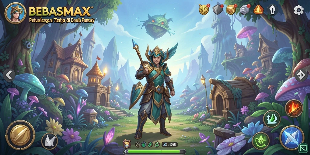 Gameplay BEBASMAX yang menarik dengan visual menakjubkan.