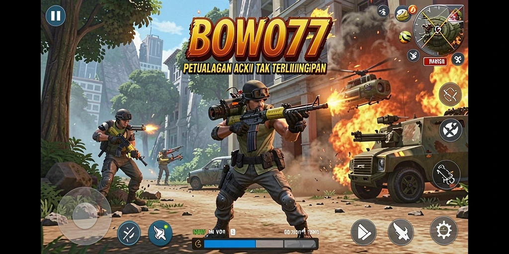 Gameplay seru dan grafis menawan dari BOWO77.