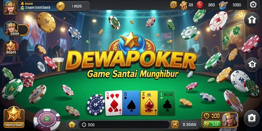 Tampilan gameplay DEWAPOKER yang menarik dan interaktif.