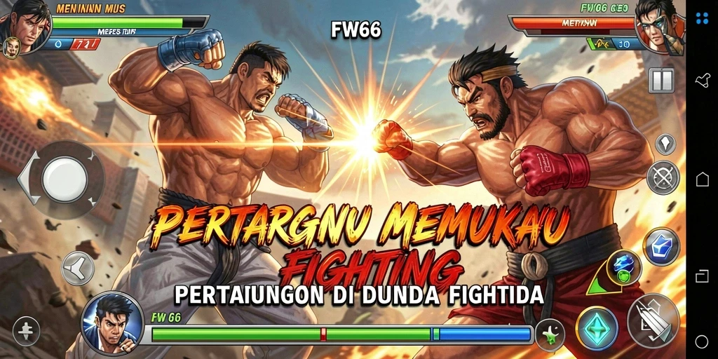 Tampilan gameplay FW66 dengan aksi Fighting yang intens dan mendebarkan.
