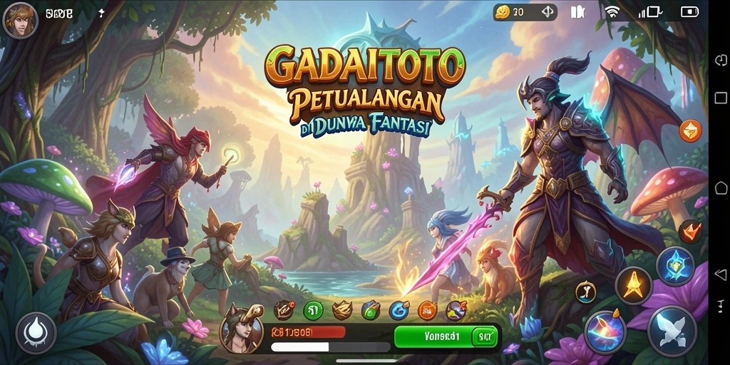 Tampilan gameplay GADAITOTO yang epik dan mendebarkan.