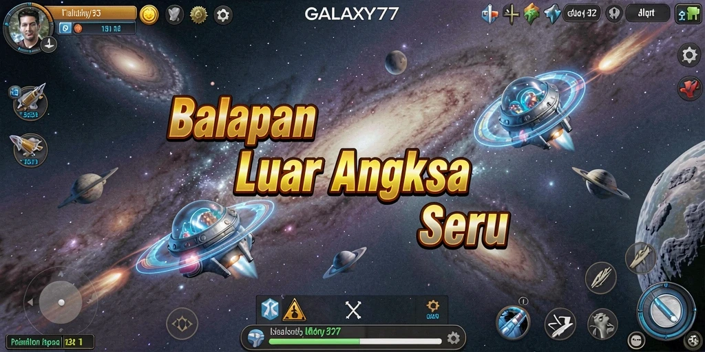 Tampilan seru dari balapan motor di GALAXY77