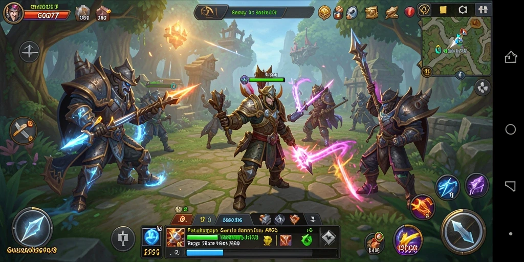 Gameplay GOGO77 yang seru dalam dunia ARPG yang megah.