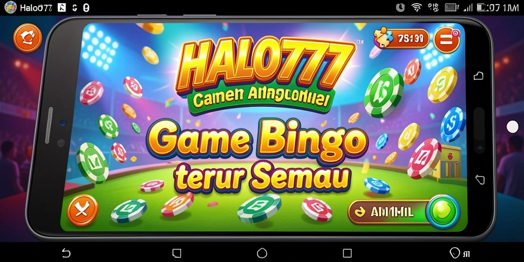 Screenshot gameplay HALO777 yang menampilkan keseruan permainan Bingo.