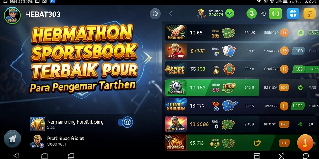Tampilan menarik gameplay HEBAT303 pada taruhan sportsbook.