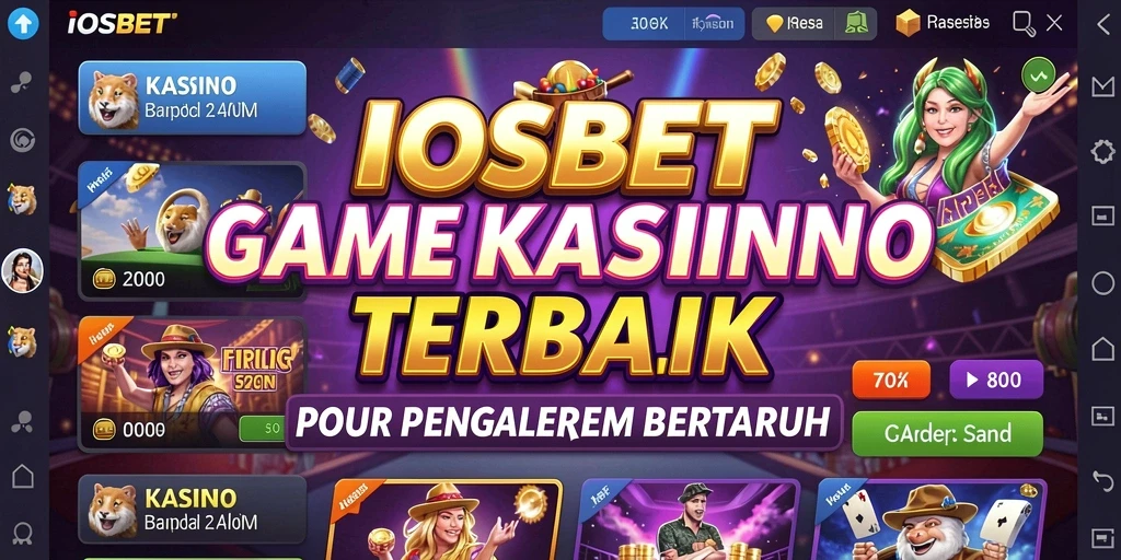 Screenshot utama IOSBET menampilkan gameplay Kasino yang seru.