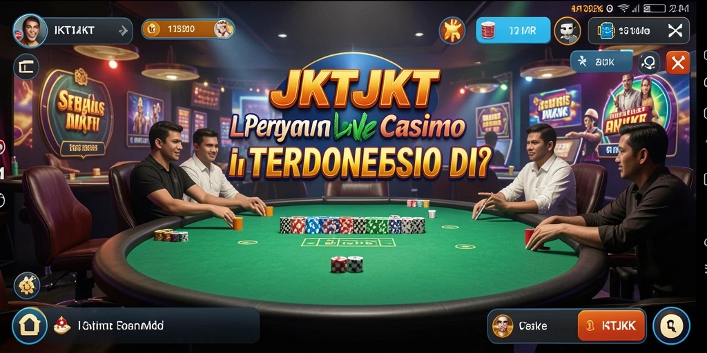 Tampilan menarik dari gameplay Live Casino JKTJKT yang interaktif dan mendebarkan.