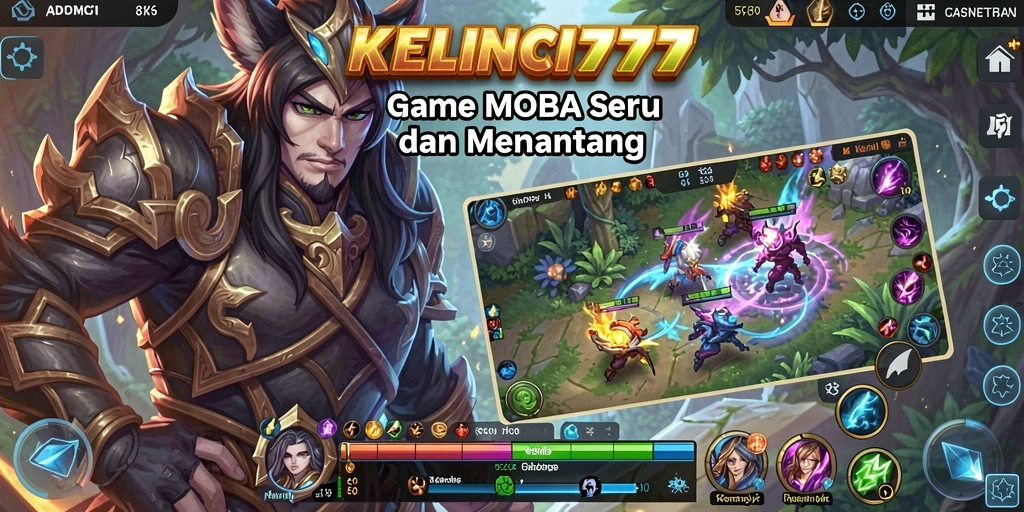 Gameplay seru KELINCI777 dengan strategi MOBA yang menarik.