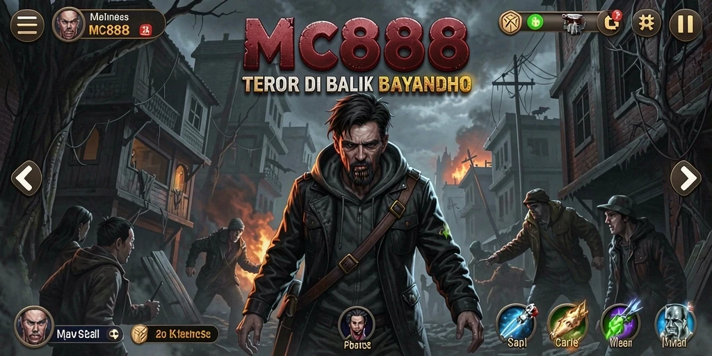 Screenshot gameplay MC888 dengan atmosfer Horror yang menegangkan.