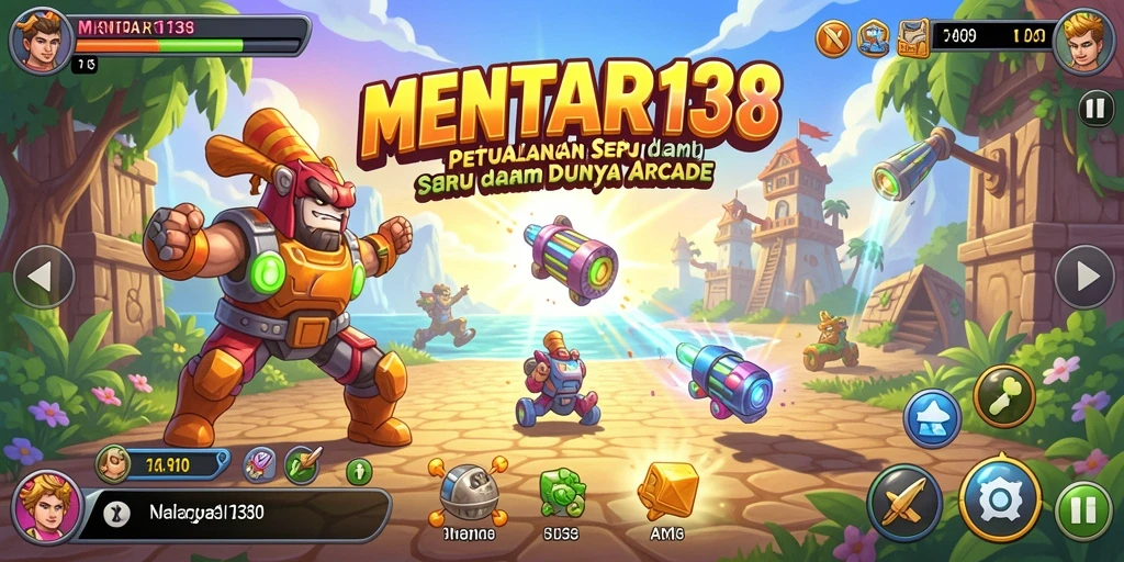 Screenshot gameplay MENTARI138, menunjukkan aksi seru dalam permainan Arcade.
