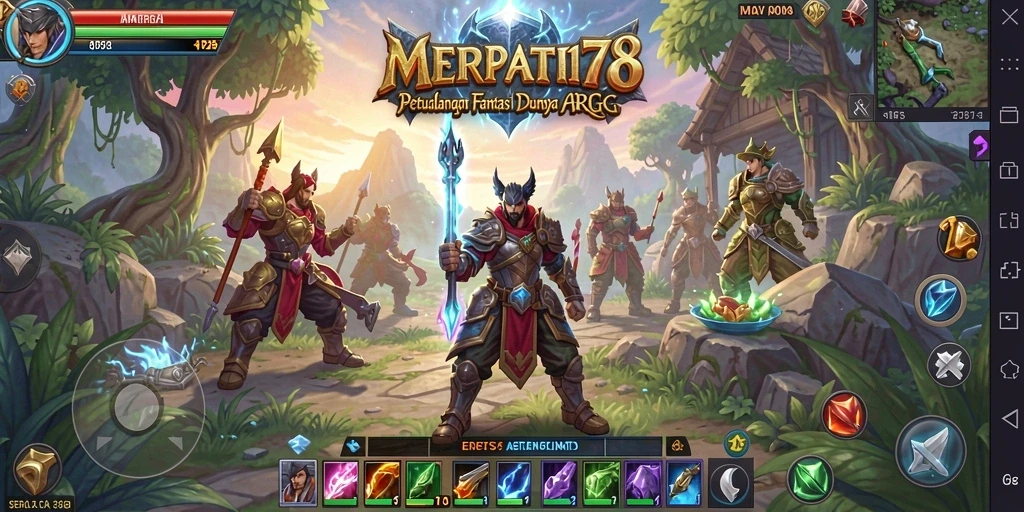 Tampilan gameplay seru dan penuh aksi dalam MERPATI178.