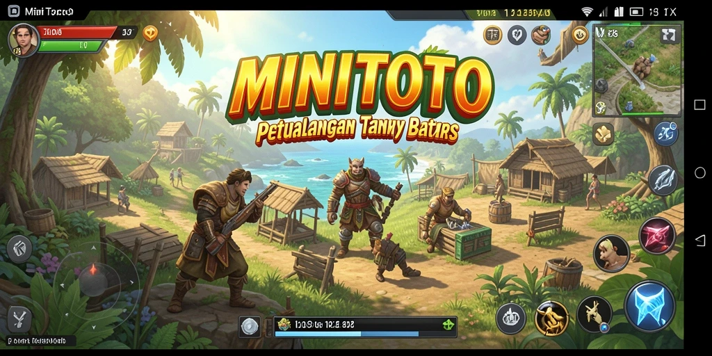 Tampilan gameplay <strong>MINITOTO</strong> yang menarik dalam dunia terbuka.