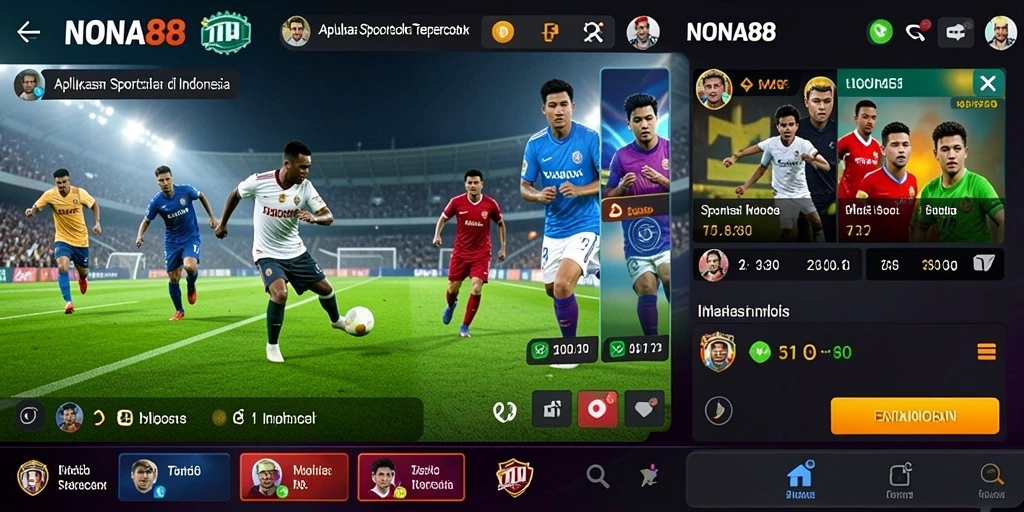 Tampilan menarik dari gameplay Sportsbook NONA88.