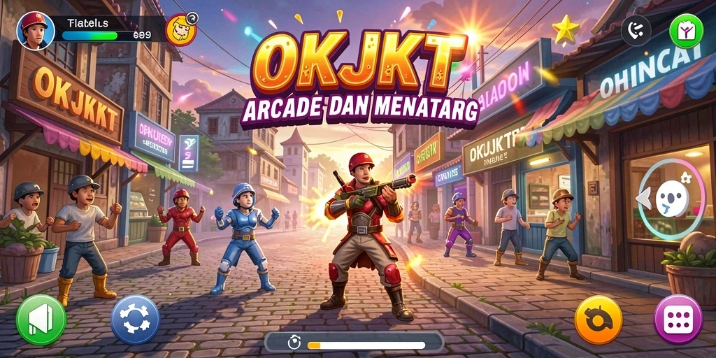Screenshot gameplay OKJKT yang menampilkan aksi seru dan tantangan.
