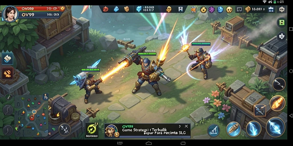 Tampilan gameplay OVO99 yang mencengangkan dengan strategi yang mendalam.