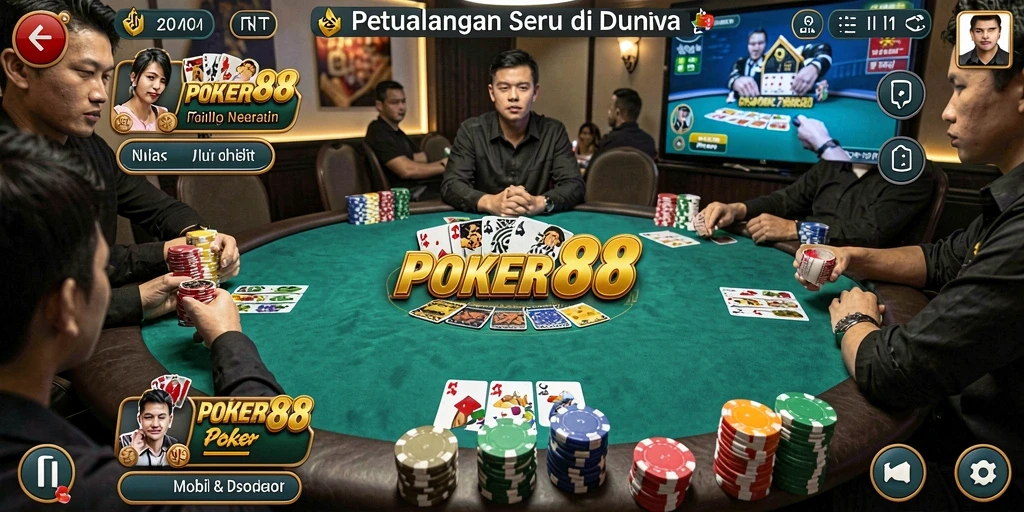 Tangkapan layar menarik dari gameplay POKER88 yang penuh petualangan.