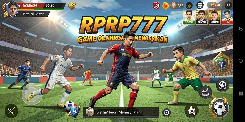 Tampilan aksi seru dari RPRP777 dengan gameplay olahraga yang menantang.