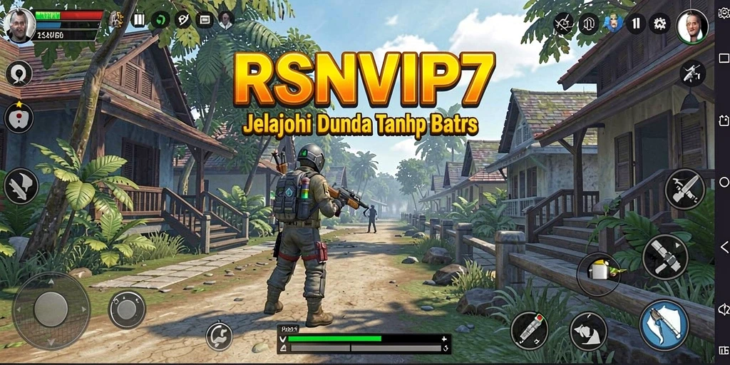 Tangkapan layar gameplay RSNVIP7 menampilkan suasana dunia terbuka yang menakjubkan.