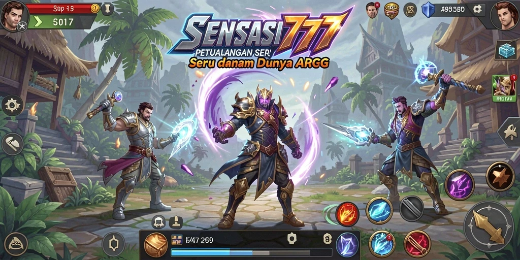 Tampilan gameplay seru dalam SENSASI777 dengan aksi ARPG mendebarkan.