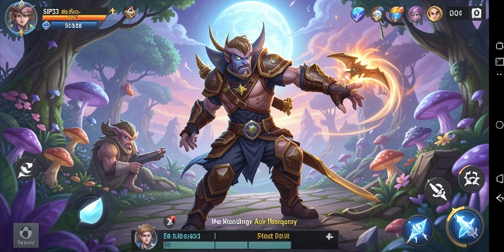 Screenshot menampilkan aksi mendebarkan dalam gameplay ARPG SIP33.