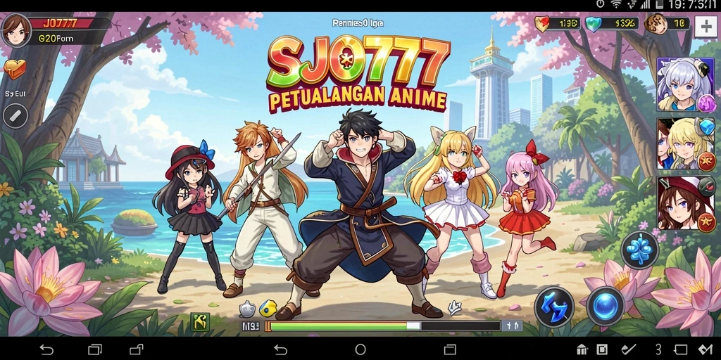 Tampilan gameplay SJO777 yang memukau dari dunia Anime.