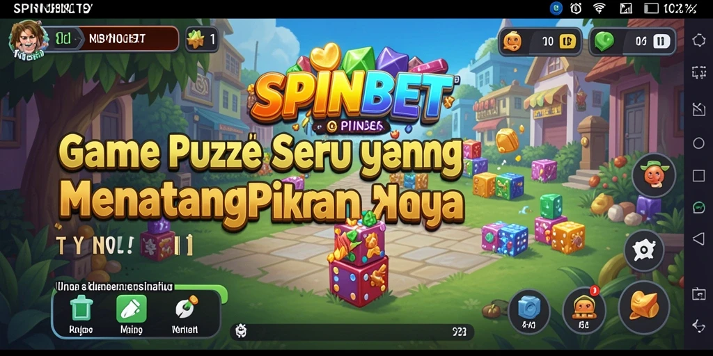 Tampilan gameplay menantang dari SPINBET yang penuh dengan puzzle menarik.