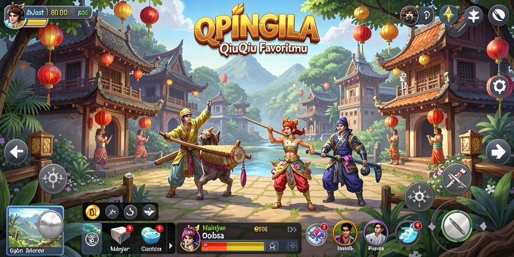 Screenshot gameplay SPINGILA yang seru dan menantang.