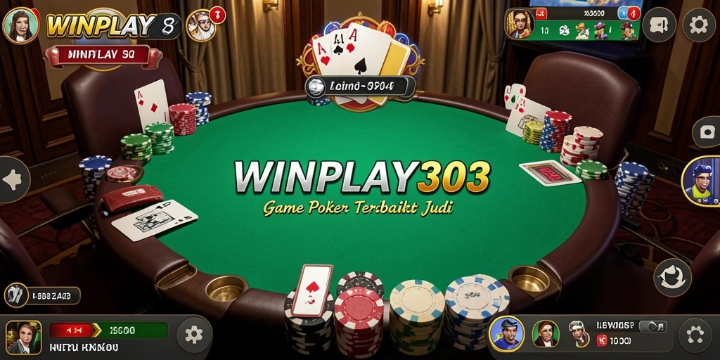 Tampilan permainan Poker yang menarik di WINPLAY303.